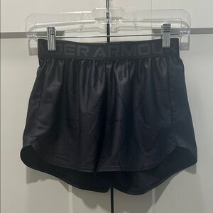 Under Armour Women's Black Athletic Running Shorts